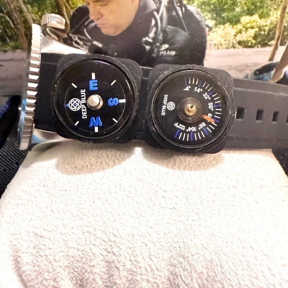 DEEP BLUE Defender Day Date Luxury Sport Dive Watch